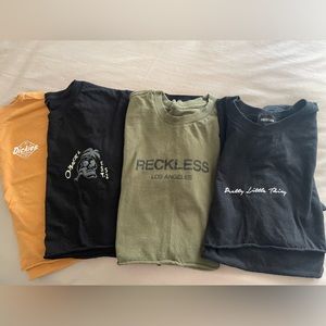 Pack of 4 Crop Top Tees